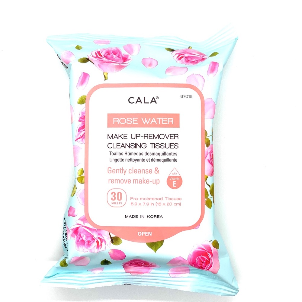 Rosewater Makeup Remover Cleansing Tissues